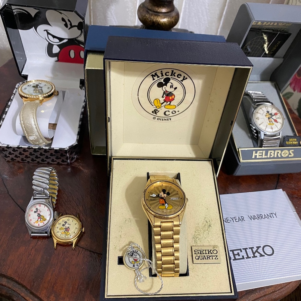 Very Old Collection of Mickey Mouse Watches